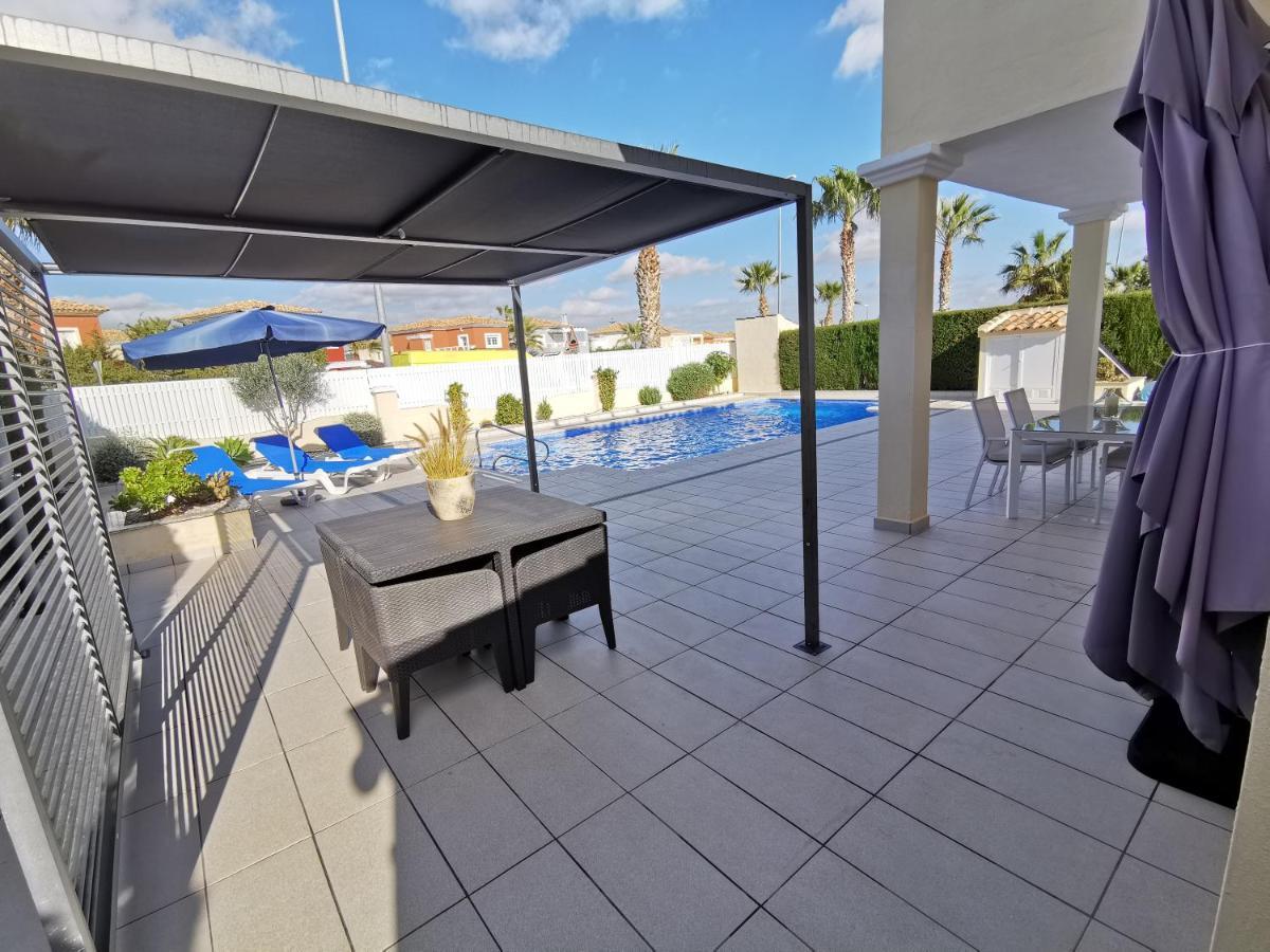 Villa De Lujo Con Piscina Privada, Jacuzzi Y Barbacoa 木尔西亚 外观 照片