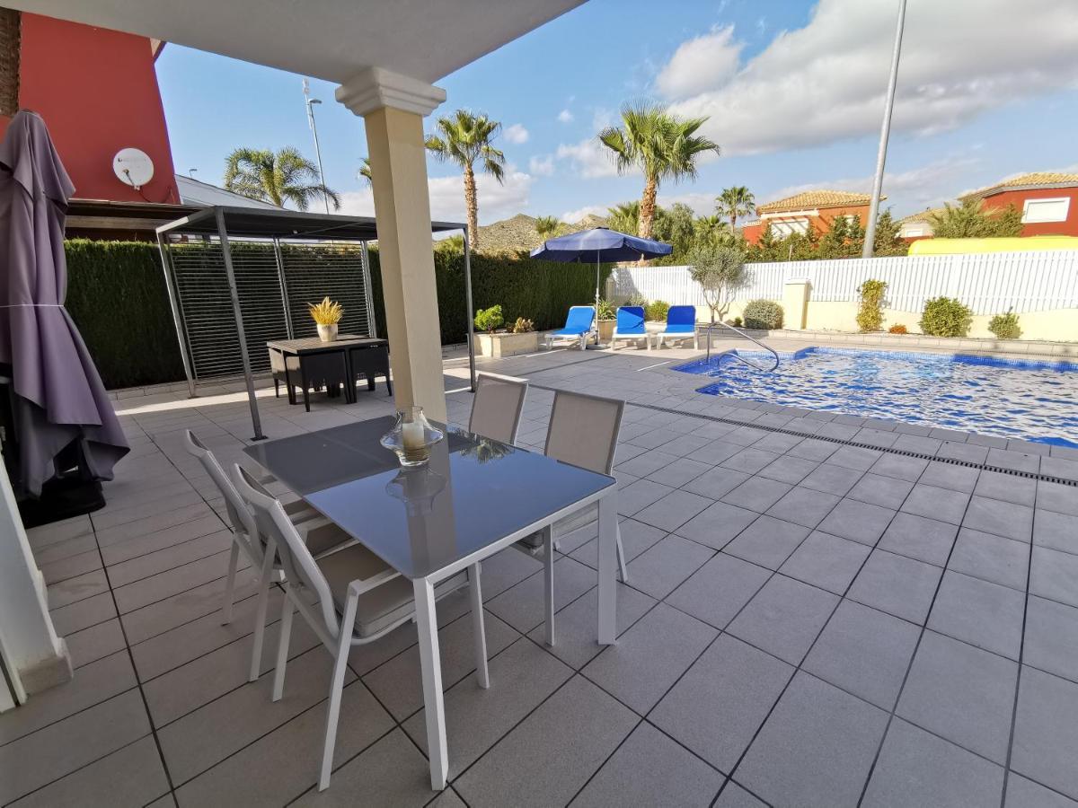 Villa De Lujo Con Piscina Privada, Jacuzzi Y Barbacoa 木尔西亚 外观 照片